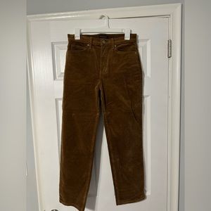 Banana Republic high-rise corduroy pants